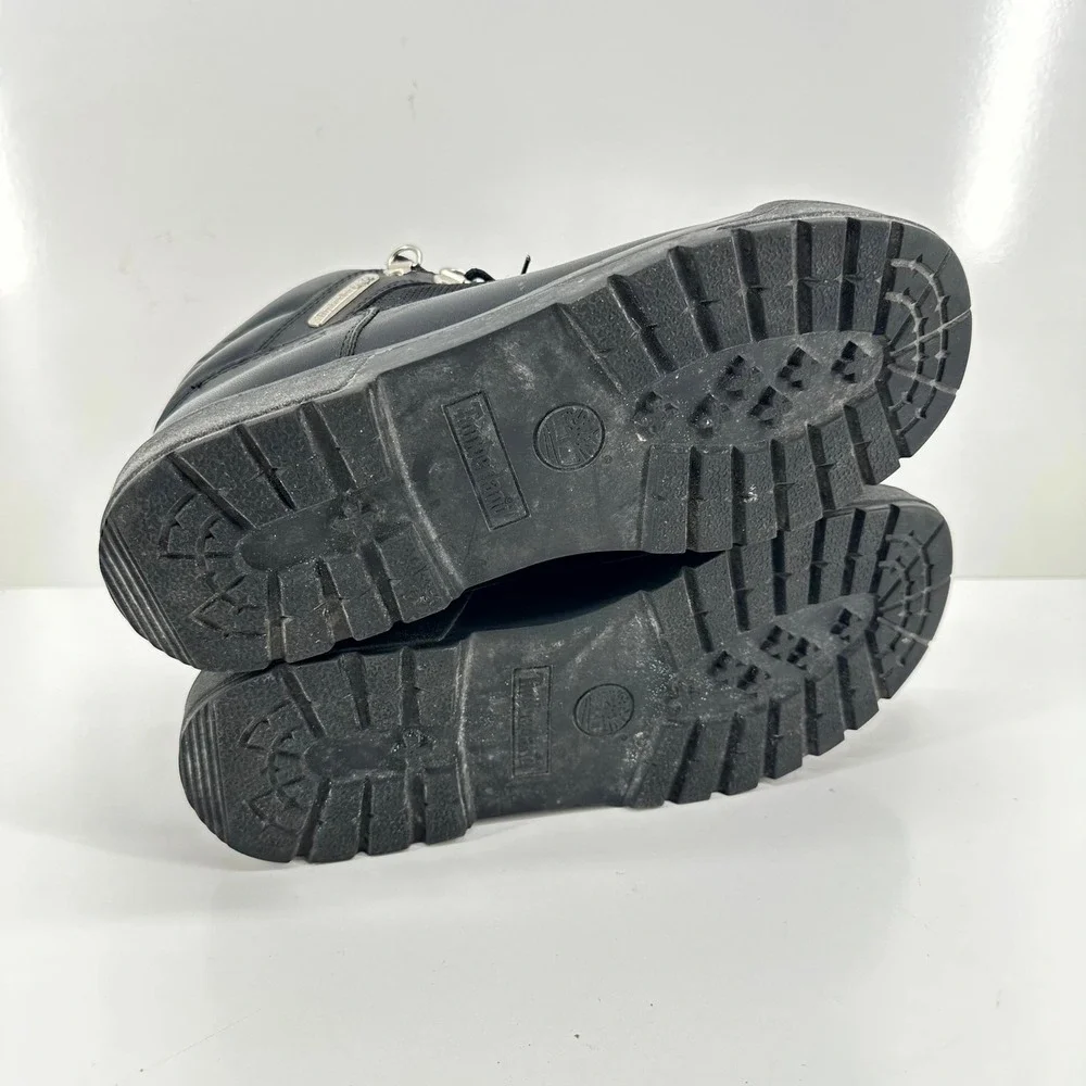 Timberland Boots Field Boot Black‎ Leather Mesh Mid Top Hiking 13061